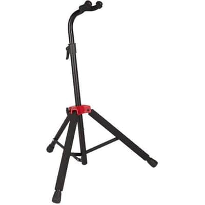 Fender Deluxe Hanging Guitar Stand, Black and Red image 1