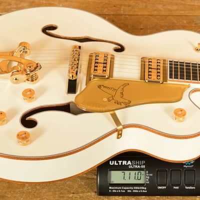 Gretsch G6136T-MGC Michael Guy Chislett Signature Falcon Vintage White image 8