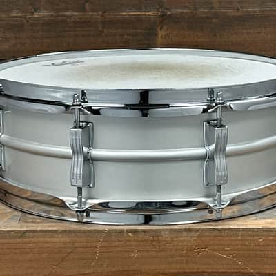 1970s Ludwig No. 404 Acrolite 5x14 8-Lug Aluminum Snare Drum image 5