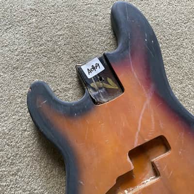 Sunburst Left Handed Precision Bass Style Basswood Body image 4
