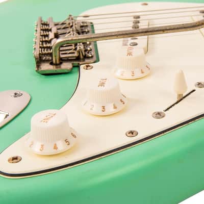 Vintage V6 ICON Electric Guitar ~ Distressed Ventura Green image 6
