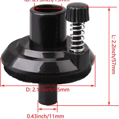 Hi-hat Cymbal Stand Holder Support for Cymbal Jazz Drum Parts Accessories (19mm) image 2