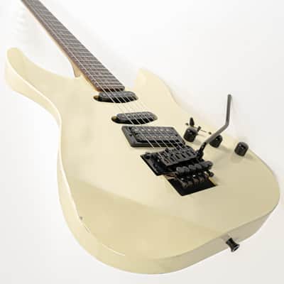 Late ‘80s Kramer Focus F-6000 Vintage White ESP-Made w/ Floyd Rose, Gigbag image 3