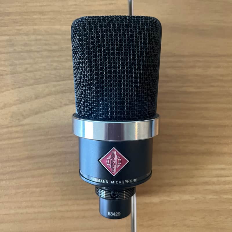 Neumann TLM 102 mt Large Diaphragm Cardioid Condenser Microphone 2009 - Present - Matte Black image 1