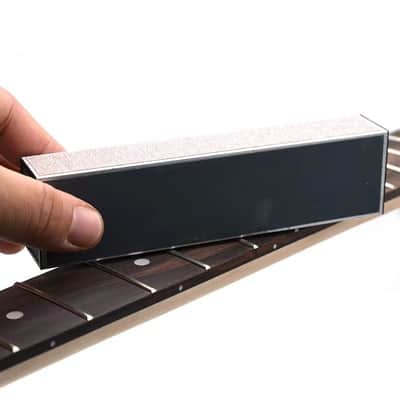 Guitar Fret Sanding Leveler Beam Leveling Rod with Self-adhesive Sandpaper - Repair & Care Polishing - Luthier's Tools,price include the import duty for US buyer image 3