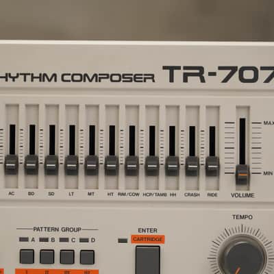 Immagine Roland TR-707 Rhythm Composer Drum Machine w/ Box #58730 - 7