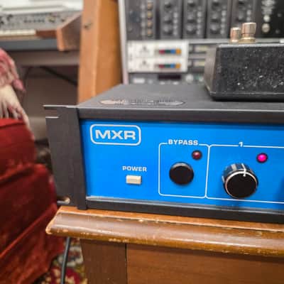 MXR MX 129 Pitch Transposer Blueface w Preset Remote Switch 1970s image 4