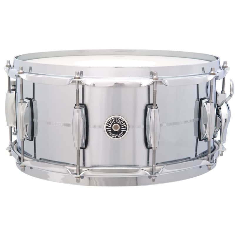 Gretsch GB4164 Brooklyn Chrome Over Brass Snare Drum 14x6.5 image 1