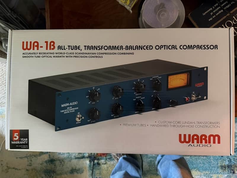 Warm Audio WA-1B Tube Opto Compressor  2023 - Present - Blue image 1