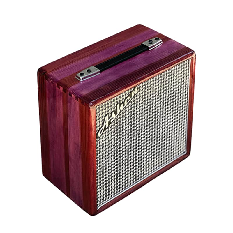 Ashen Purple 1x10 Handmade Redwood Guitar Cabinet Enclosure (empty) image 1