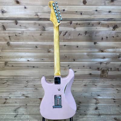 Fender Custom Shop Limited Edition Tyler Bryant "Pinky" Stratocaster Relic Electric Guitar - Aged Shell Pink image 5