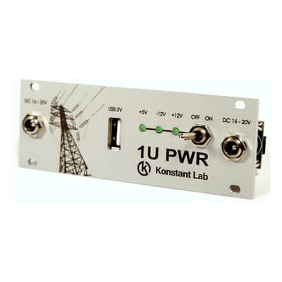 Konstant Lab 1U PWR Eurorack Power Module (Intellijel size) image 2