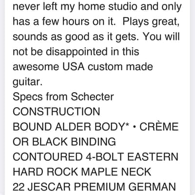 Schecter PT USA Custom Shop 2020-2021 - Gold image 14