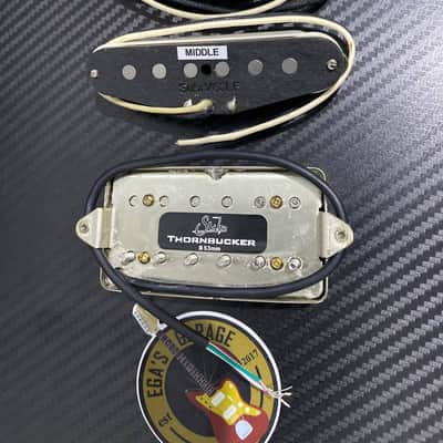 Suhr Thornbucker Nickel Finish & Suhr V60 Low Peak with Ibanez DMX9 H-S-S 9 Channels | Azes40 Switch | image 7