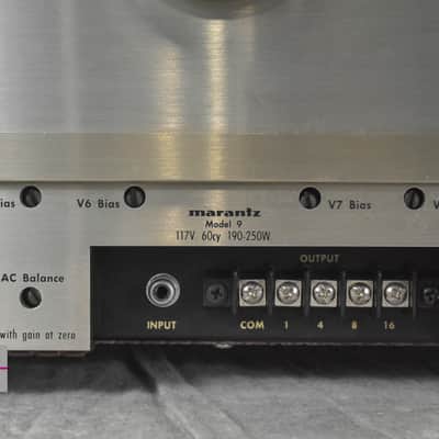 Marantz Model 9 vacuum tube power Amplifier in Very Good condition image 5