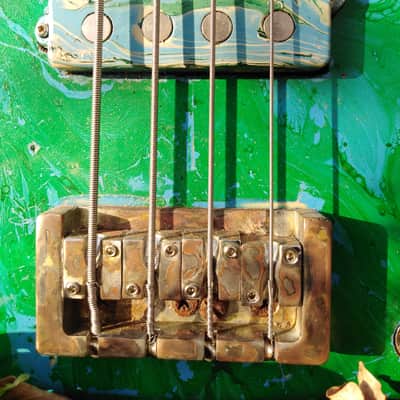 The "Black Lagoon" Steampunk Precision Bass image 9