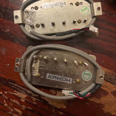 Epiphone Alnico Classic Pro Humbuckers 2000s - Silver image 2