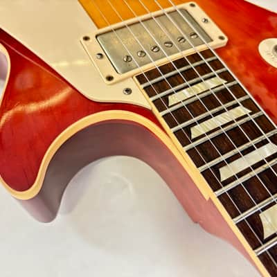Gibson Les Paul Standard Reissue 1958 Custom Shop 2010 Washed Cherry Burst VOS image 9