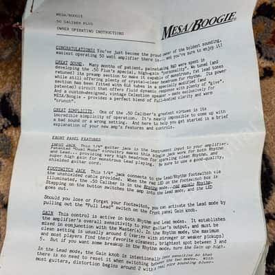 1993 Mesa Boogie - 50 Caliber Plus - ID 5889 image 18