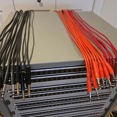 5x Canford M&M Broadcast-spec 2U Bantam Patchbays 2x24, Canford/VanDamme looms image 10