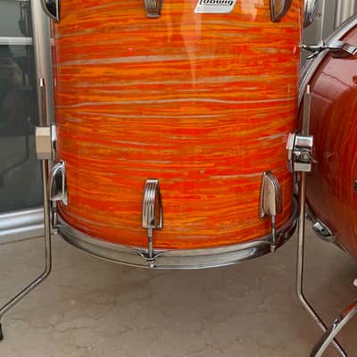 Ludwig Deluxe Classic 1970 - Mod Orange image 5