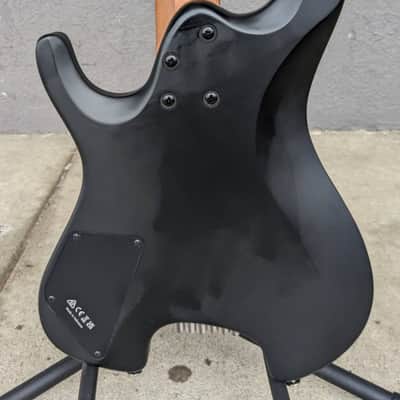 Mint Ibanez Q54BKF Quest Series Solid Body 6 String Electric Guitar - Flat Black image 4