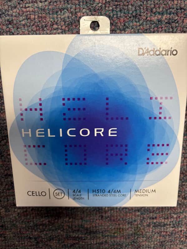 D’Addarion Helicore H510 4/4M Medium Tension Cello Sting Set image 1