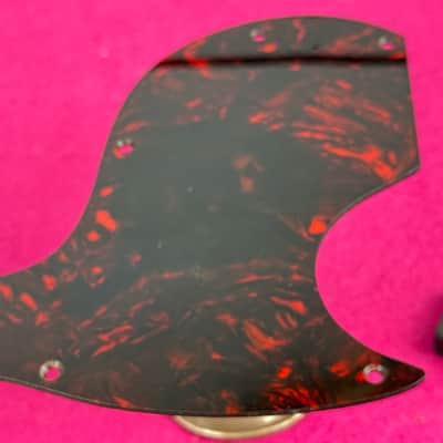 General Vintage Tone ®️ Custom Vintage Brown Tortoise Nitrate celluloid Pickguard For Gibson® SG® Junior - Brown tortoise Nitrate celluloid image 6