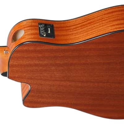 Ibanez AAD51CE Advanced Acoustic Series Acoustic Guitar, Sunburst High Gloss image 4