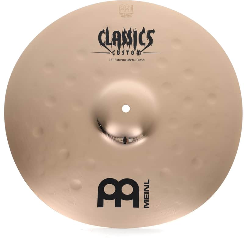Meinl Cymbals Classics Custom Extreme Metal Brilliant Crash Cymbal - 16 inch image 1