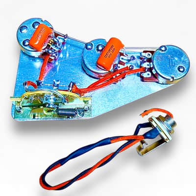 5 way Stratocaster Wiring Harness with Special Tapered Pots image 1