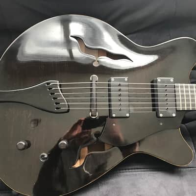 moffa dark lorraine セミアコ Moffa Dark Lorraine Semi-Hollow Archtop Jazz Guitar - Kurt
