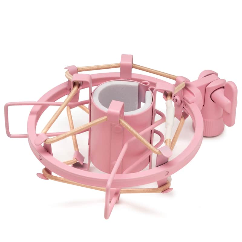 Focus Pro Audio Shock Mount for Samson Q2U Microphone (Pink) image 1