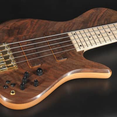 Fodera Emperor II Elite Walnut Burl image 4