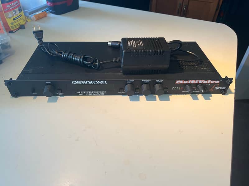 Rocktron MultiValve Tube Series DSP Effects Processor w Tube Warmth. Includes proper power supply and rack mount bolts and washers. image 1