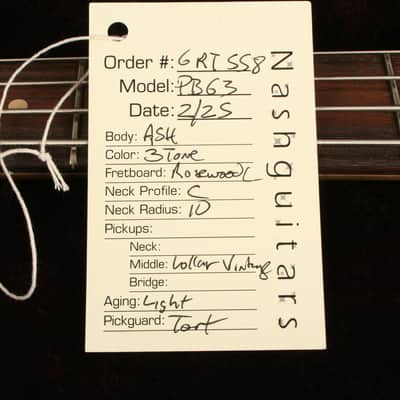 Nash Guitars PB-63 3 Tone Sunburst Lollar Pickups GRT-558 image 13