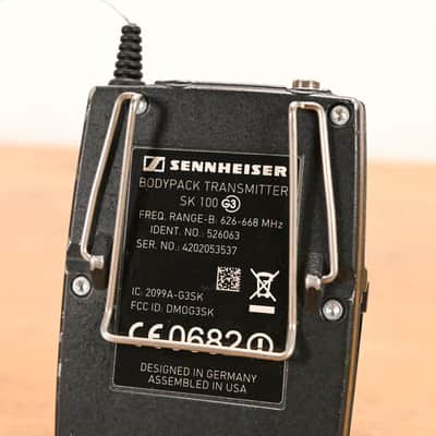 Sennheiser EM 100 G2 Receiver w/ SK 100 G3 Bodypack - B Range (NO PSU) CG010Y2 image 14