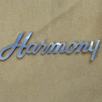 Harmony Guitar Headstock Logo Badge Emblem 60s image 1