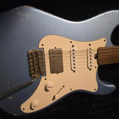 Friedman Vintage S Stratocaster 2019- Blue Nitro Relic image 1