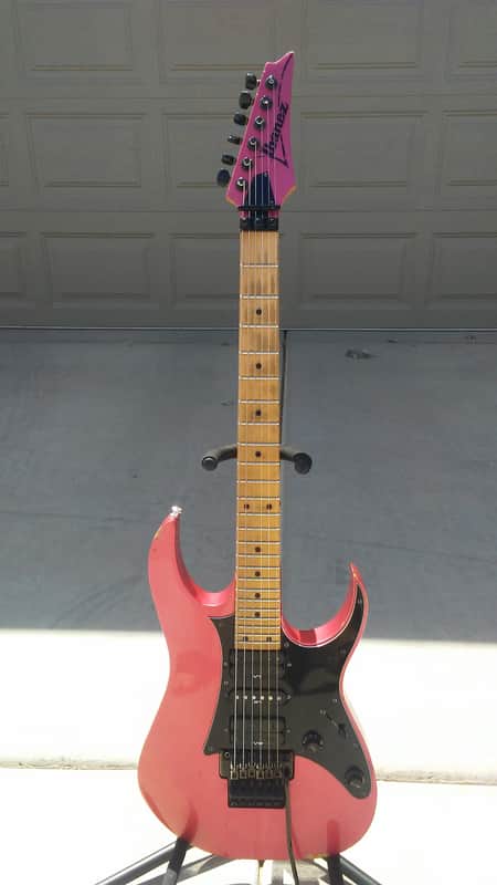 Ibanez RG550 1990 Coral Mist (Rare) | Reverb