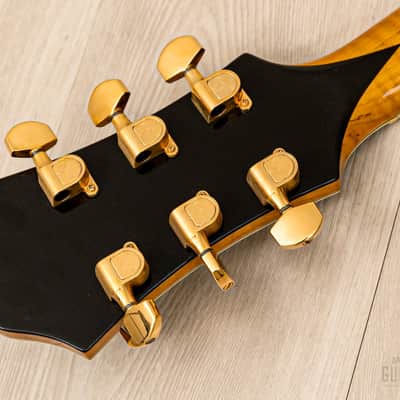 1991 Benedetto Manhattan Cutaway Archtop Electric Guitar Blonde, Near-Mint w/ DeArmond Rhythm Chief 1100, Case image 5