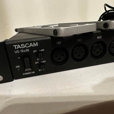 Great Condition Tascam US-16x08 USB Audio Interface 2014 - Present - Black image 2