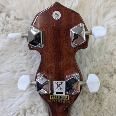Dean Backwoods Model BW2E 5 string Electric Banjo with Mahogany Resonator image 6