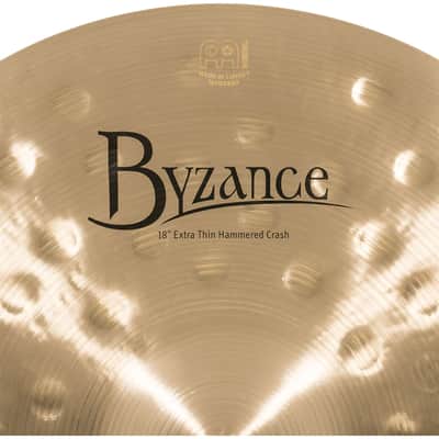 Meinl Byzance Hammered Crash 18", B18ETHC, Extra Thin - Crash Cymbal image 2