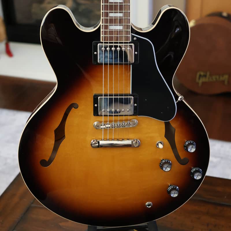 Gibson ES-335 '60s Block Limited Edition - 2025 - Vintage Burst - Still Has the Plastic on the Pickguard!