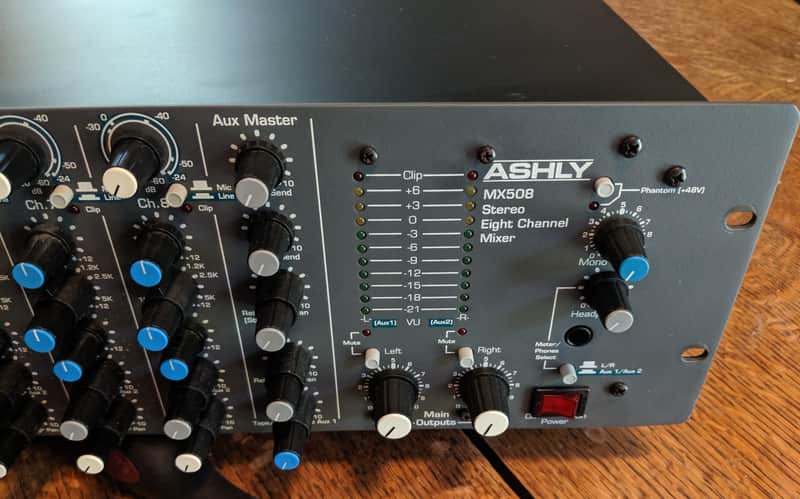Ashly MX-508 Mixer (w/ Input Transformer Option) image 1