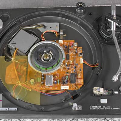 Technics SL-1200MK5 Black Direct Drive DJ Turntable in Good Condition image 4