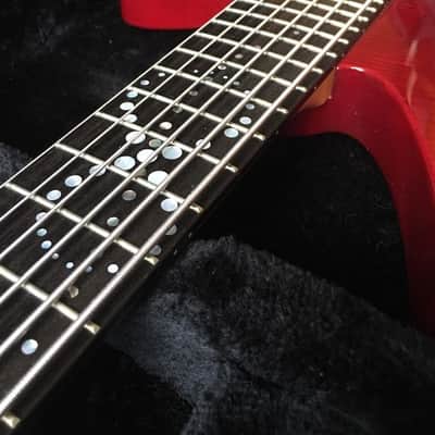 Yamaha RBX 6JM John Myung Signature 2012 Amber Red image 11