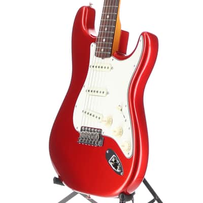 Fender Certified Pre-Owned American Vintage II 1965 Stratocaster, Round-Lam Rosewood Fingerboard, Candy Apple Red (F2) (61939) image 4