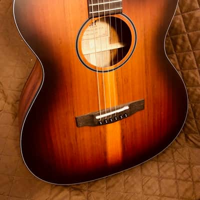Cort COREOCOPLB Venetian Cutaway Solid Blackwood Top 6-String Acoustic-Electric Guitar w/Deluxe Case image 8